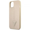 Чохол Guess Saffiano Triangle Logo для iPhone 13 mini Beige (GUHCP13SPSATLE)