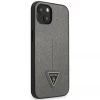 Чохол Guess Saffiano Triangle Logo для iPhone 13 mini Silver (GUHCP13SPSATLG)