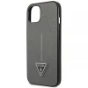 Чохол Guess Saffiano Triangle Logo для iPhone 13 mini Silver (GUHCP13SPSATLG)