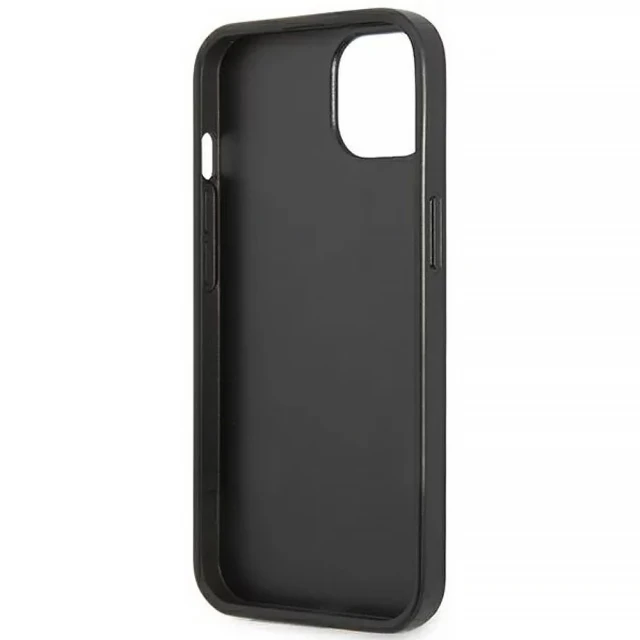 Чохол Guess Saffiano Triangle Logo для iPhone 13 mini Black (GUHCP13SPSATLK)