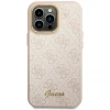 Чохол Guess 4G Vintage Gold Logo для iPhone 14 Pro Max Pink (GUHCP14XHG4SHP)