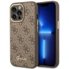 Чохол Guess 4G Vintage Gold Logo для iPhone 14 Pro Max Brown (GUHCP14XHG4SHW)