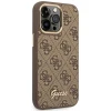 Чохол Guess 4G Vintage Gold Logo для iPhone 14 Pro Max Brown (GUHCP14XHG4SHW)