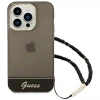 Чохол Guess Translucent Pearl Strap для iPhone 14 Pro Max Black (GUHCP14XHGCOHK)