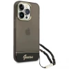 Чохол Guess Translucent Pearl Strap для iPhone 14 Pro Max Black (GUHCP14XHGCOHK)