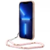 Чохол Guess Translucent Pearl Strap для iPhone 14 Pro Max Pink (GUHCP14XHGCOHP)