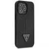 Чохол Guess Saffiano Triangle Logo для iPhone 14 Pro Max Black (GUHCP14XPSATLK)