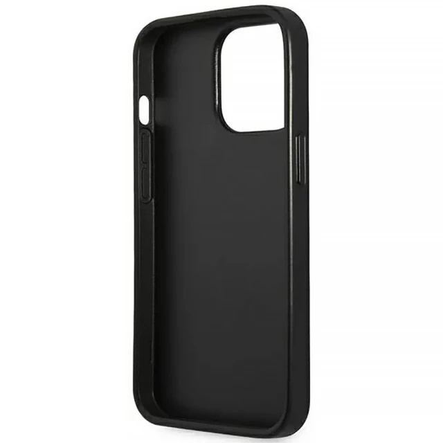 Чохол Guess Saffiano Triangle Logo для iPhone 14 Pro Max Black (GUHCP14XPSATLK)