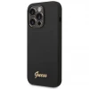 Чохол Guess Silicone Vintage Gold Logo для iPhone 14 Pro Max Black (GUHCP14XSLSMK)