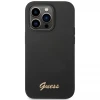 Чохол Guess Silicone Vintage Gold Logo для iPhone 14 Pro Max Black (GUHCP14XSLSMK)