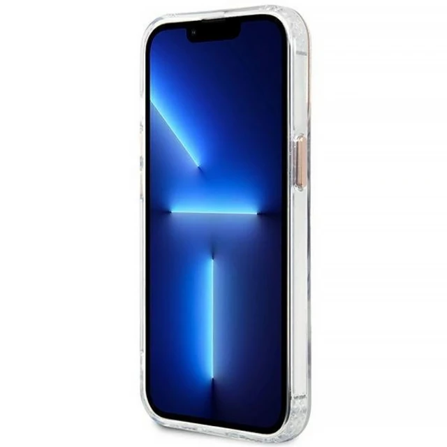 Чохол Guess Metal Outline для iPhone 13 Pro Max Gold with MagSafe (GUHMP13XHTRMD)