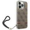 Чохол Guess 4G Print Strap для iPhone 14 Pro Max Brown (GUOHCP14XH4STW)