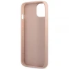 Чохол Guess Saffiano Triangle Logo Cardslot для iPhone 13 mini Pink (GUHCP13SPSATPP)