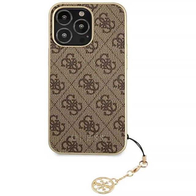 Чохол Guess 4G Charms Collection для iPhone 13 Pro Max Brown (GUHCP13XGF4GBR)