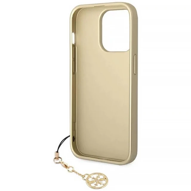 Чохол Guess 4G Charms Collection для iPhone 14 Pro Brown (GUHCP14LGF4GBR)