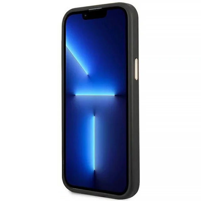 Чохол Guess 4G Vintage Gold Logo для iPhone 14 Pro Black (GUHCP14LHG4SHK)