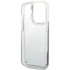 Чохол Guess Flower Liquid Glitter для iPhone 14 Pro Blue (GUHCP14LLFLSB)