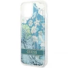 Чохол Guess Flower Liquid Glitter для iPhone 14 | 13 Green (GUHCP14SLFLSN)