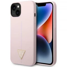 Чохол Guess Silicone Triangle для iPhone 14 | 13 Purple (GUHCP14SSLTGU)