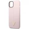 Чохол Guess Silicone Triangle для iPhone 14 | 13 Purple (GUHCP14SSLTGU)