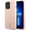 Чохол Guess Silicone Triangle для iPhone 13 Pro Max Pink (GUHCP13XSLTGP)