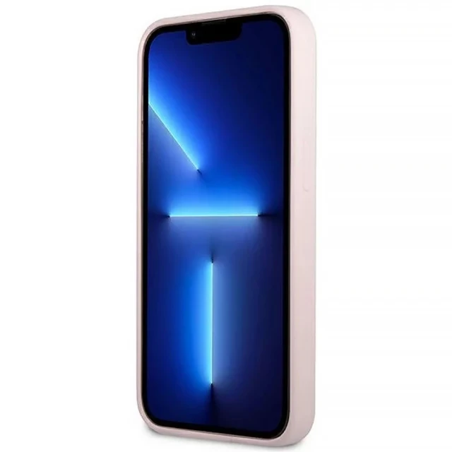 Чохол Guess Silicone Triangle для iPhone 13 Pro Max Purple (GUHCP13XSLTGU)