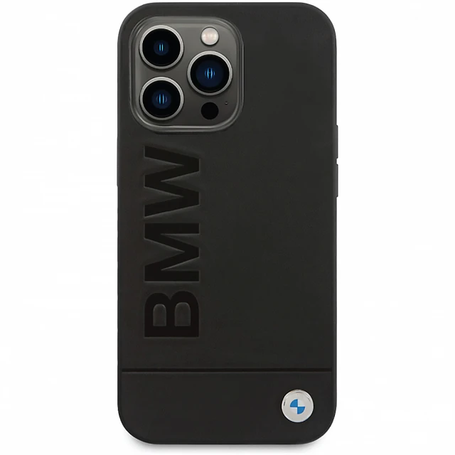 Чохол BMW Signature Logo Imprint для iPhone 14 Pro Max Black with MagSafe (BMHMP14XSLLBK)