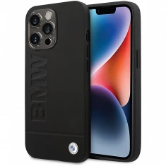Чохол BMW Signature Logo Imprint для iPhone 14 Pro Max Black with MagSafe (BMHMP14XSLLBK)