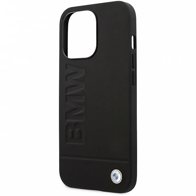 Чохол BMW Signature Logo Imprint для iPhone 14 Pro Max Black with MagSafe (BMHMP14XSLLBK)