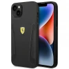 Чохол Ferrari Leather Stamp Sides для iPhone 14 Plus Black (FEHCP14MRBUK)