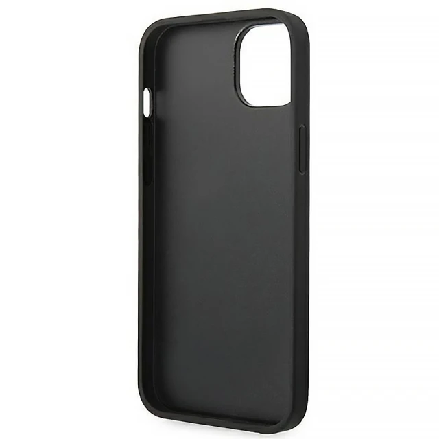 Чохол Ferrari Leather Stamp Sides для iPhone 14 Plus Black (FEHCP14MRBUK)
