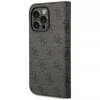 Чехол Guess 4G Vintage Gold Logo для iPhone 14 Pro Black (GUBKP14LHG4SHK)