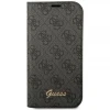 Чехол Guess 4G Vintage Gold Logo для iPhone 14 Pro Black (GUBKP14LHG4SHK)