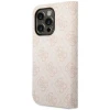 Чохол Guess 4G Vintage Gold Logo для iPhone 14 Pro Pink (GUBKP14LHG4SHP)
