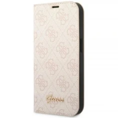 Чохол Guess 4G Vintage Gold Logo для iPhone 14 Pro Pink (GUBKP14LHG4SHP)