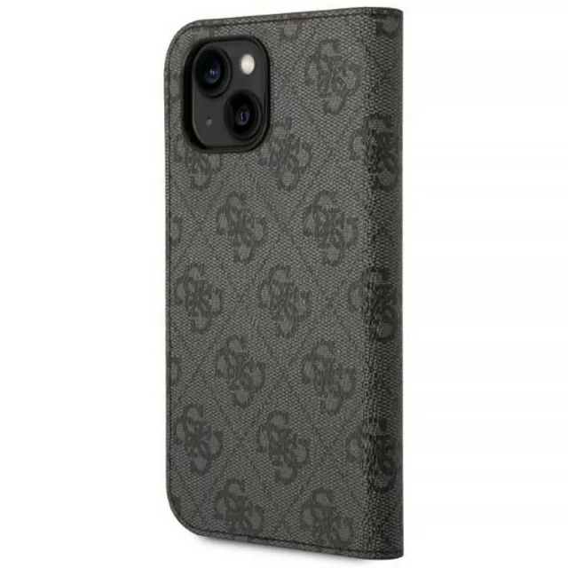 Чохол Guess 4G Vintage Gold Logo для iPhone 14 | 13 Black (GUBKP14SHG4SHK)