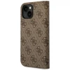 Чохол Guess 4G Vintage Gold Logo для iPhone 14 | 13 Brown (GUBKP14SHG4SHW)