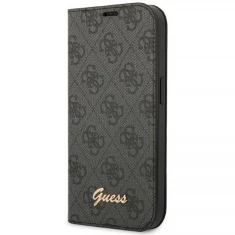 Чохол Guess 4G Vintage Gold Logo для iPhone 14 Pro Max Black (GUBKP14XHG4SHK)