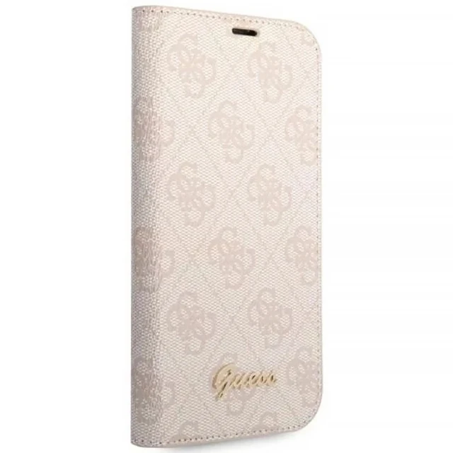 Чехол Guess 4G Vintage Gold Logo для iPhone 14 Pro Max Pink (GUBKP14XHG4SHP)