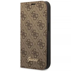 Чохол Guess 4G Vintage Gold Logo для iPhone 14 Pro Max Brown (GUBKP14XHG4SHW)