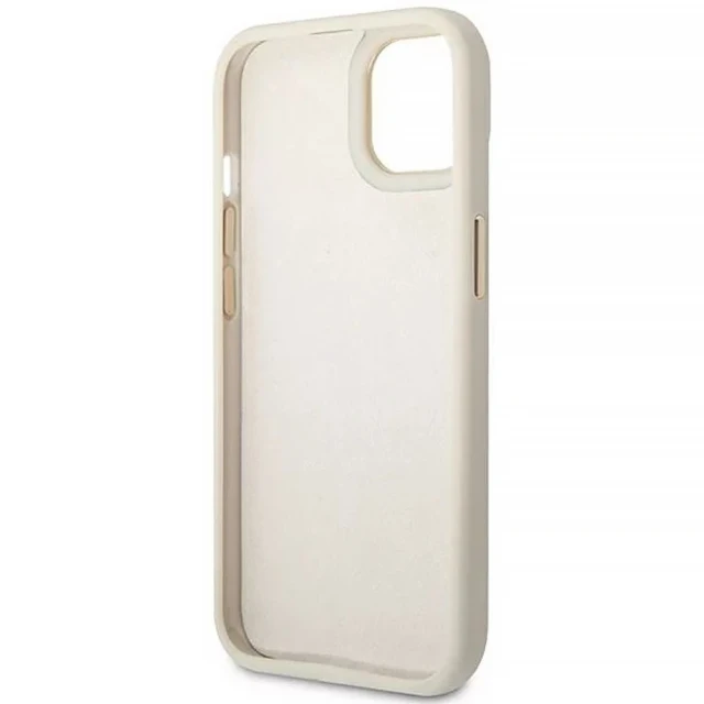Чохол Guess Croco Collection для iPhone 14 | 13 Silver (GUHCP14SHGCRHS)