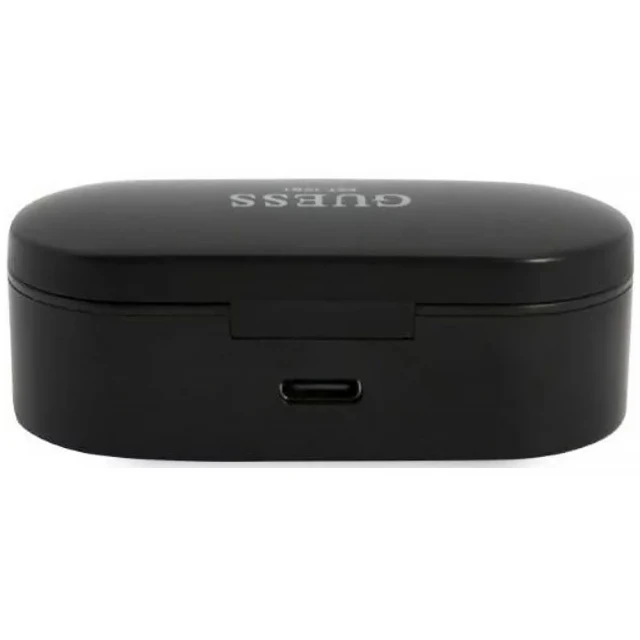 Бездротові навушники Guess TWS Bluetooth Earphones + Docking Station Black (GUTWST31EK)