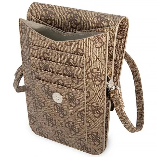 Сумка Guess 4G Triangle 17.5 х 11.5 cm Brown (GUWBP4TMBR)