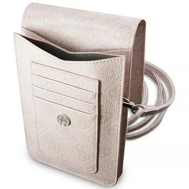 Сумка Guess 4G Triangle 17.5 х 11.5 cm Pink (GUWBP4TMPI)