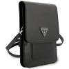 Сумка Guess Saffiano Triangle 17.5 х 11.5 х 2.5 cm Black (GUWBSATMBK)