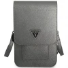Сумка Guess Saffiano Triangle 17.5 х 11.5 х 2.5 cm Grey (GUWBSATMGR)