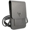 Сумка Guess Saffiano Triangle 17.5 х 11.5 х 2.5 cm Grey (GUWBSATMGR)