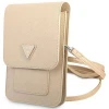 Сумка Guess Saffiano Triangle 17.5 х 11.5 х 2.5 cm Beige (GUWBSATMLG)