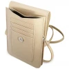 Сумка Guess Saffiano Triangle 17.5 х 11.5 х 2.5 cm Beige (GUWBSATMLG)