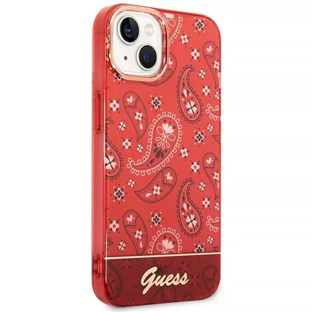 Чохол Guess Bandana Paisley для iPhone 14 | 13 Red (GUHCP14SHGBNHR)